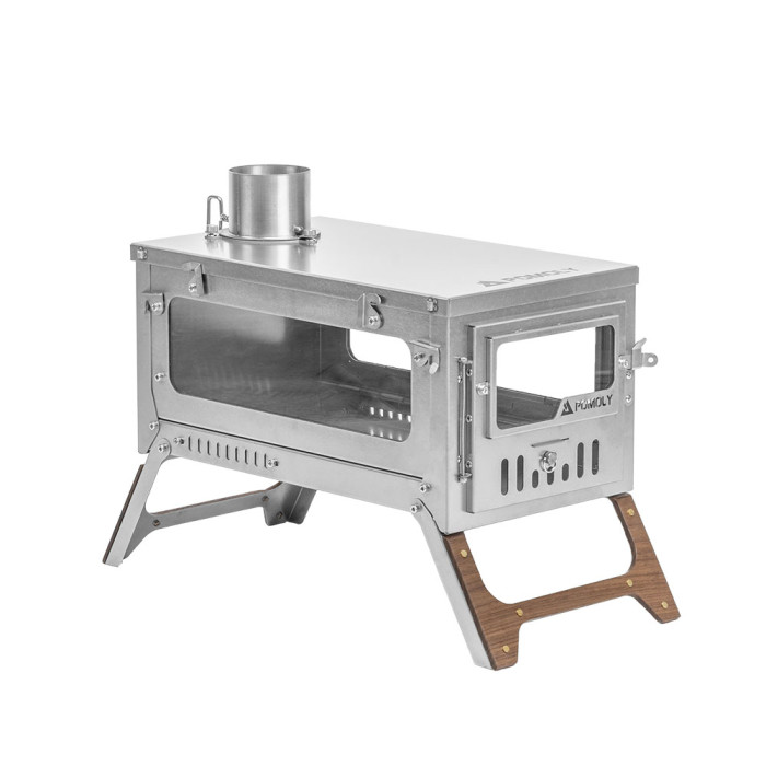 T1 Max 3 | 3.0Ver. 折りたたみ式チタン薪ストーブ | POMOLY 2026年新作