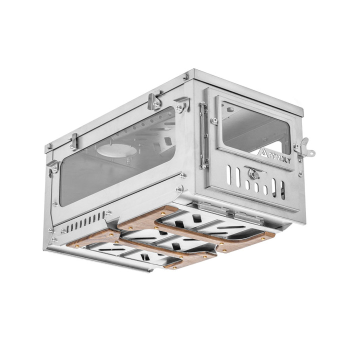 T1 Max 3 | 3.0Ver. 折りたたみ式チタン薪ストーブ | POMOLY 2026年新作