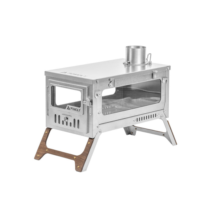 T1 Max 3 | 3.0Ver. 折りたたみ式チタン薪ストーブ | POMOLY 2026年新作