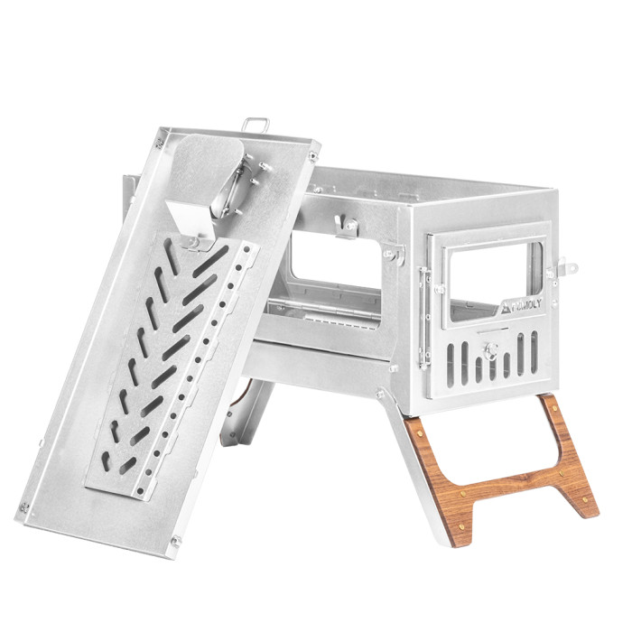 T1 Ultra 3 | 3.0Ver. 折りたたみ式チタン薪ストーブ | POMOLY 2026年新作