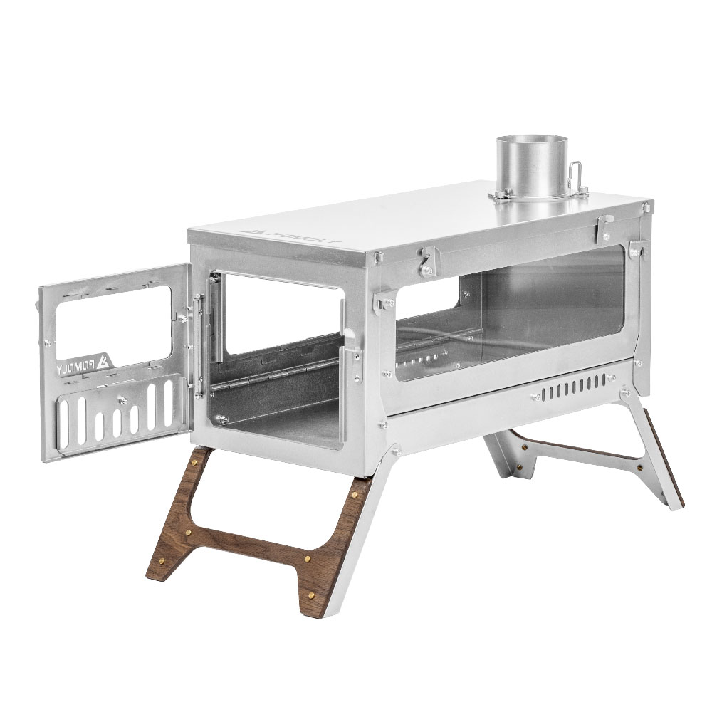 T1 Ultra 3 | 3.0Ver. ソロキャンプ用折りたたみ式チタン薪ストーブ
