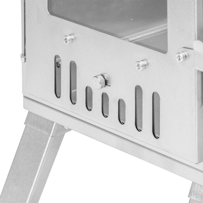 GT Mini | ソロキャンプ用折りたたみ式チタン薪ストーブ | POMOLY 2026年新作