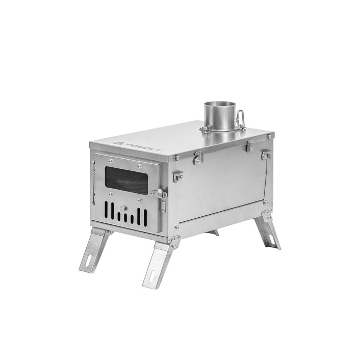 GT Mini | ソロキャンプ用折りたたみ式チタン薪ストーブ | POMOLY 2026年新作