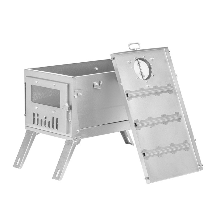 GT Mini | ソロキャンプ用折りたたみ式チタン薪ストーブ | POMOLY 2026年新作