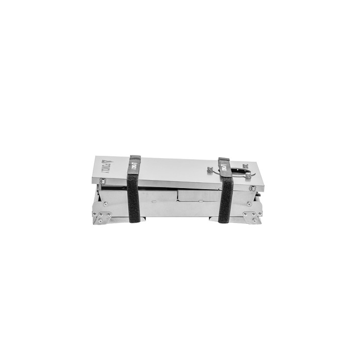 GT Mini | ソロキャンプ用折りたたみ式チタン薪ストーブ | POMOLY 2026年新作