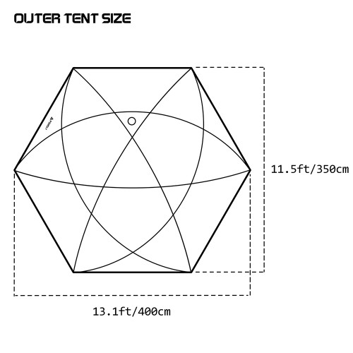 Dome X6 TC｜テトロンコットン製 自立式 キャンプ用テント 4～6人用｜POMOLY 2026年新作