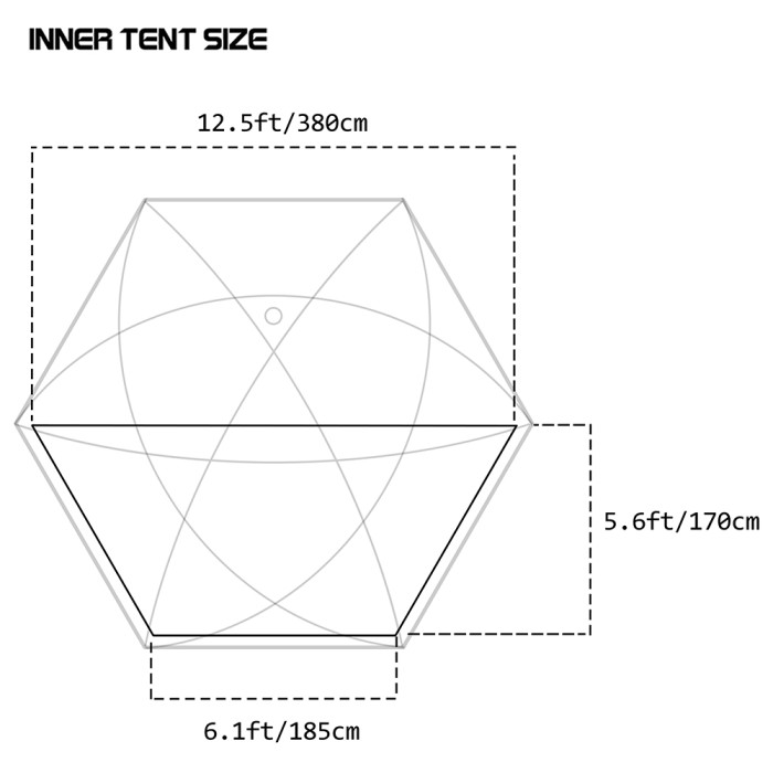 Dome X6 TC｜テトロンコットン製 自立式 キャンプ用テント 4～6人用｜POMOLY 2026年新作