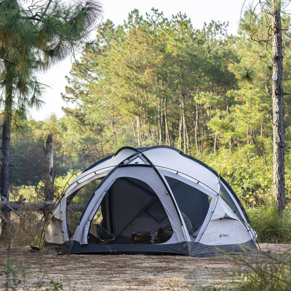 POMOLY ドーム X6 TC ホットテント | テトロンコットンドーム キャンプ