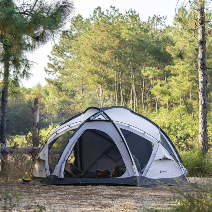 Dome X6 TC｜テトロンコットン製 自立式 キャンプ用テント 4～6人用｜POMOLY 2026年新作