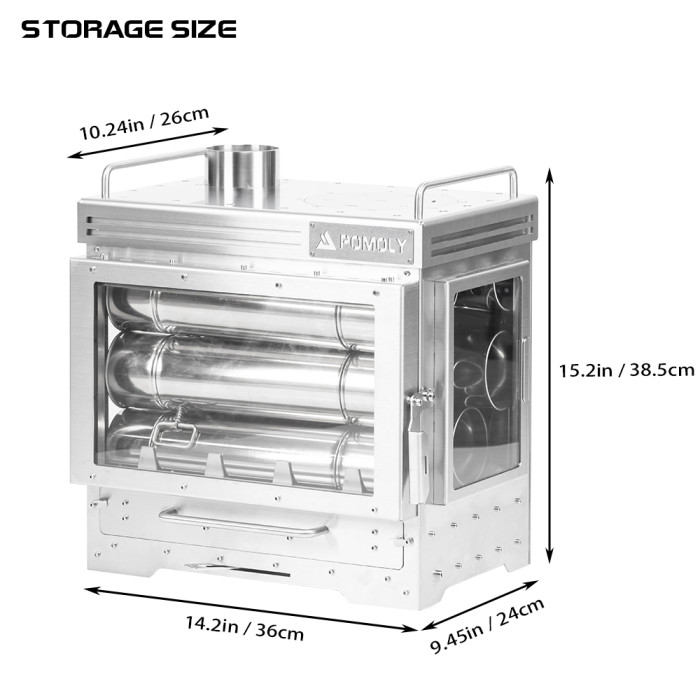 Dweller Max 3 | キャンプ用薪ストーブ | POMOLY 2025年新作