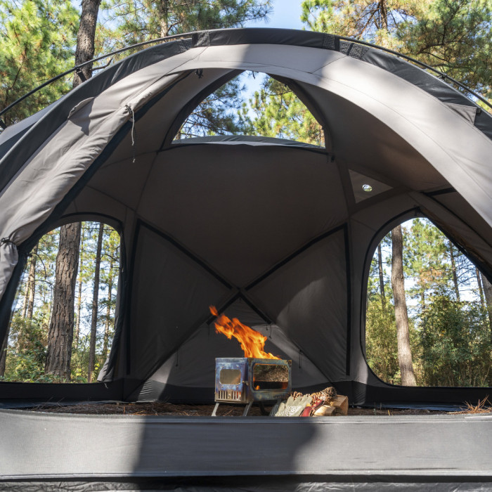 Dome X6 TC｜テトロンコットン製 自立式 キャンプ用テント 4～6人用｜POMOLY 2026年新作