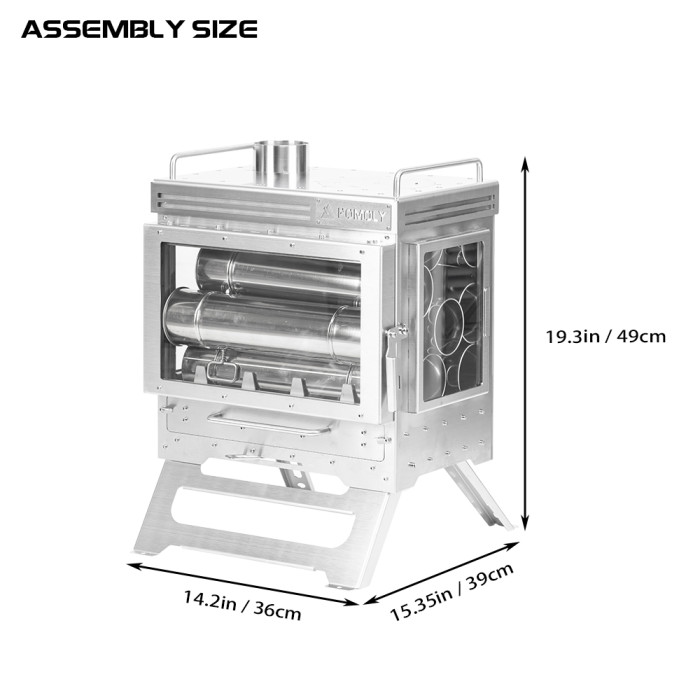 Dweller Max 3 | キャンプ用薪ストーブ | POMOLY 2025年新作