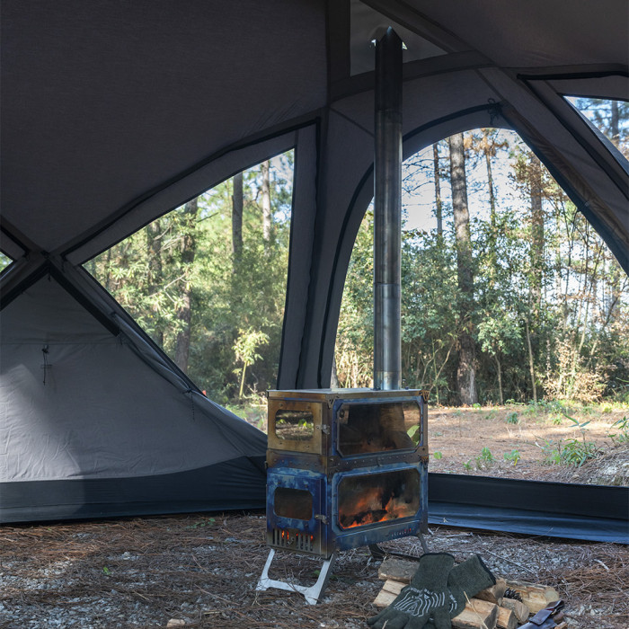 Dome X6 TC｜テトロンコットン製 自立式 キャンプ用テント 4～6人用｜POMOLY 2026年新作