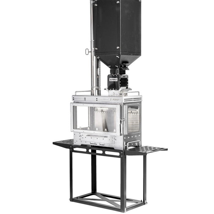 キャンプ用ターボチャージャーペレットバーナー｜アウトドア用ポータブルペレットボックス｜POMOLY 2026年新作