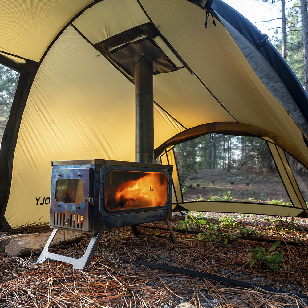 POMOLY Openvista 2 トンネルテント | キャンプ用ホットテント
