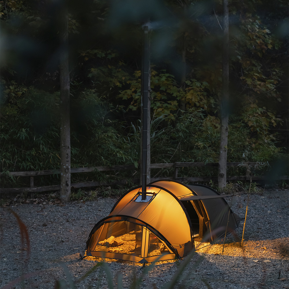 POMOLY Openvista 2 トンネルテント | キャンプ用ホットテント