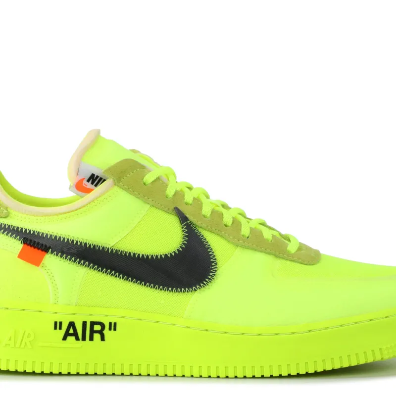 2018 Off White X Nike Air Force 1 Volt