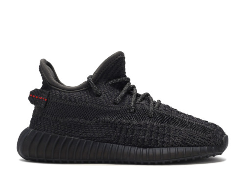Yeezy 350 Boost   Black Static  NR Kid (Ln5 A1)