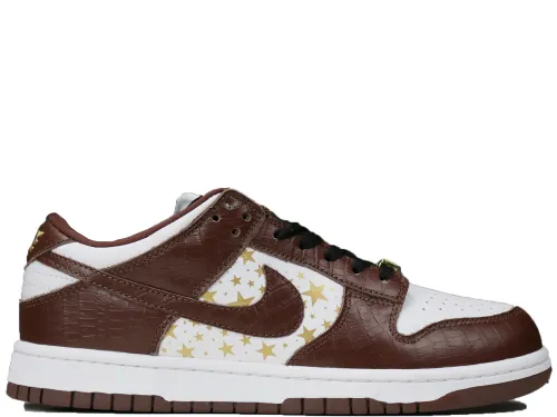 Nike SB Dunk Low Supreme Barkroot Brown