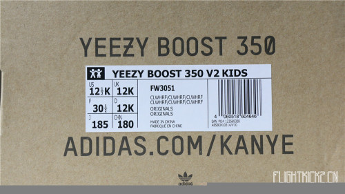 Yeezy 350 Boost   Cloud White  Reflective Kid (Ln5 A1)