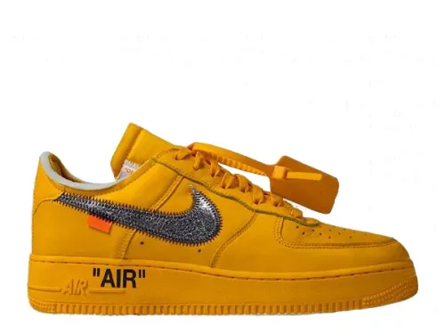 Off White x Air Force 1 “University Gold” 2021