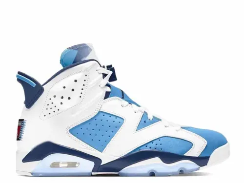 Air Jordan 6 UNC White