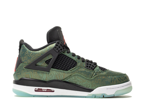 Air Jordan 4  Laser Green  x Jalen Ramsey
