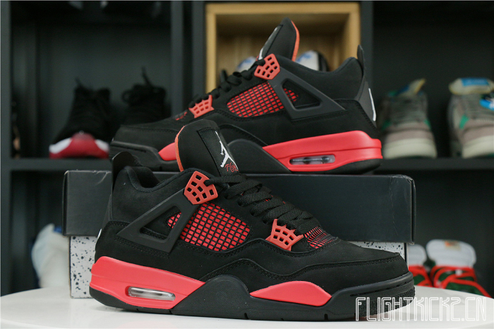 Air Jordan 4  Red Thunder  2021(LN5  A1 Batch)
