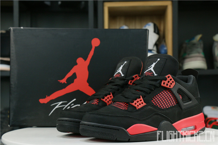 Air Jordan 4  Red Thunder  2021(LN5  A1 Batch)
