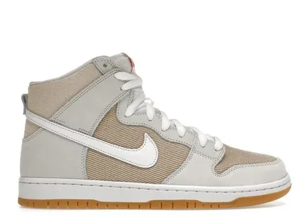 Nike SB Dunk High Pro ISO Orange Label Unbleached Natural