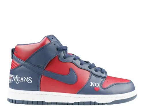 Nike SB Dunk High Supreme By Any Means Navy