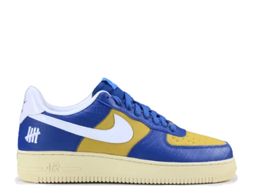 Nike Air Force 1 Low SP Undefeated 5 On It Blue Yellow Croc