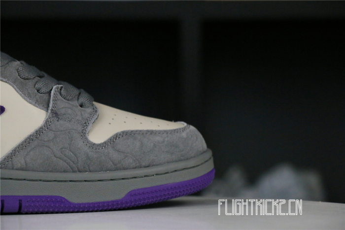 A Bathing Ape Court Sta Mist Grey Royal Purple