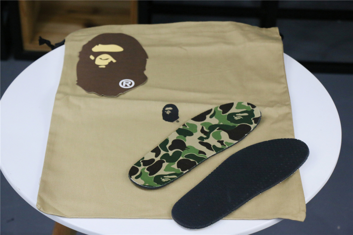A Bathing Ape Sk8 Sta Black Electric Yellow