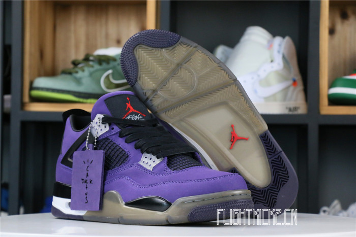 Jordan 4 Retro Travis Scott Purple