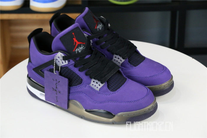 Jordan 4 Retro Travis Scott Purple