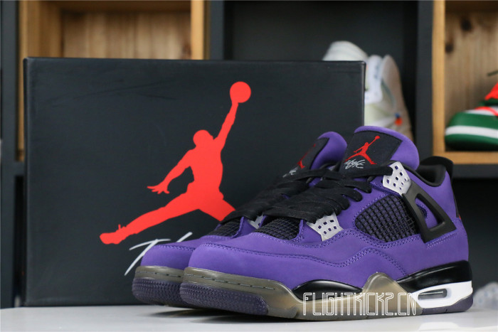 Jordan 4 Retro Travis Scott Purple