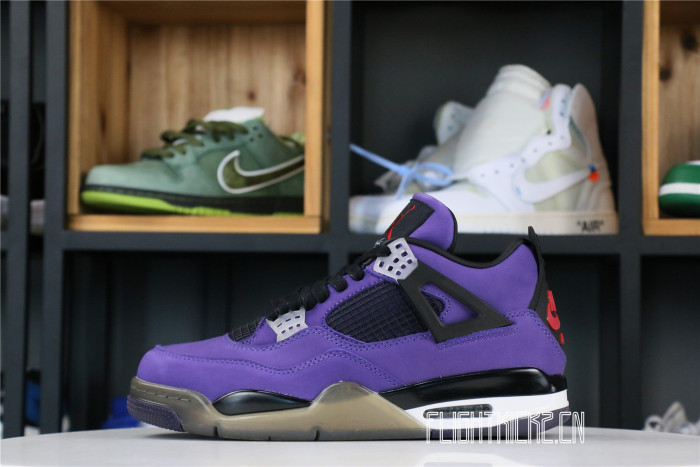 Jordan 4 Retro Travis Scott Purple