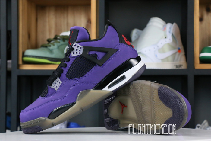 Jordan 4 Retro Travis Scott Purple