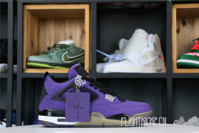 Jordan 4 Retro Travis Scott Purple