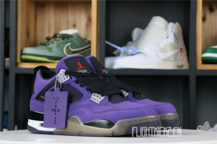Jordan 4 Retro Travis Scott Purple