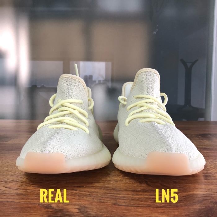 2018 Yeezy 350 V2  Butter/Icy Yellow （Ln5 A1)