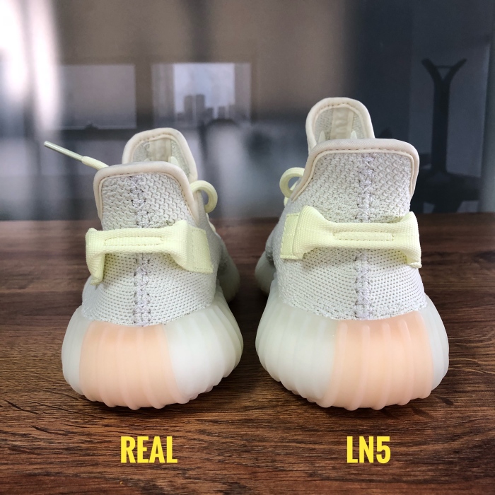 2018 Yeezy 350 V2  Butter/Icy Yellow （Ln5 A1)