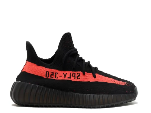 Yeezy 350 V2 Boost Core Black Red Kid(Ln5 A1)