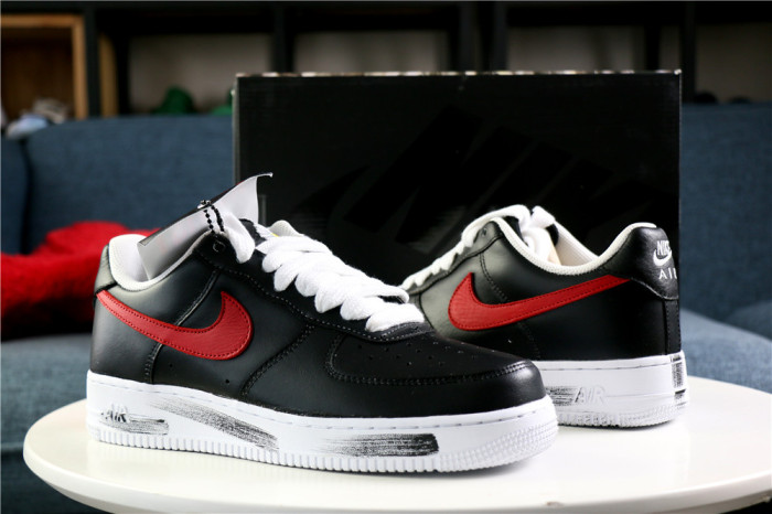 PEACEMINUSONE x Nike Air Force 1 Low  Para-noise  Black Red