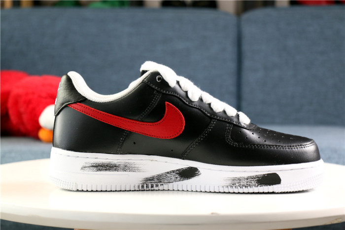 PEACEMINUSONE x Nike Air Force 1 Low  Para-noise  Black Red