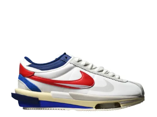 Sacai x Nike Cortez White blue red