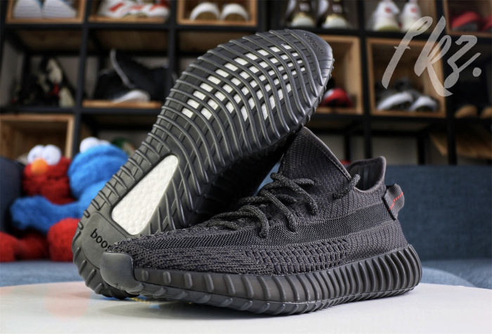 Adidas Yeezy 350 Boost V2 Black Static None Reflective(Ln5 A1)