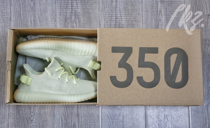 2018 Yeezy 350 V2  Butter/Icy Yellow （Ln5 A1)