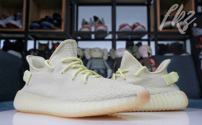 2018 Yeezy 350 V2  Butter/Icy Yellow （Ln5 A1)
